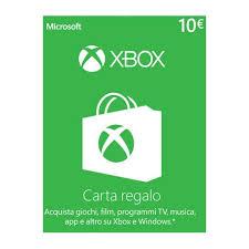 MICROSOFT Carta regalo Xbox Live ricarica 10 